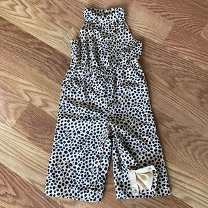 Janie and Jack leopard jumpsuit 18-24 months
